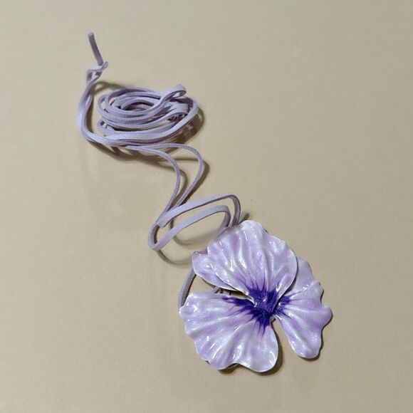 Flower necklace N642 - Picture 2 of 4